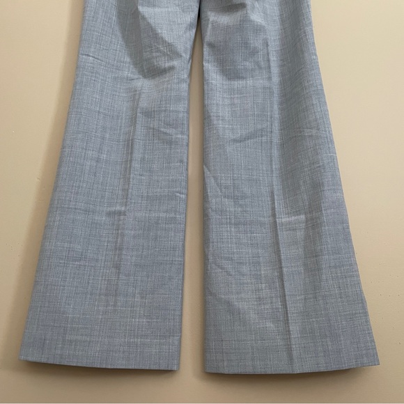 Express The Editor Flare Leg Pants Size 6 Gray Low Rise NWT Office Stretch - Picture 4 of 10
